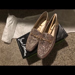 【sold】NWT Sam Edelman Gold Metallic Loafers